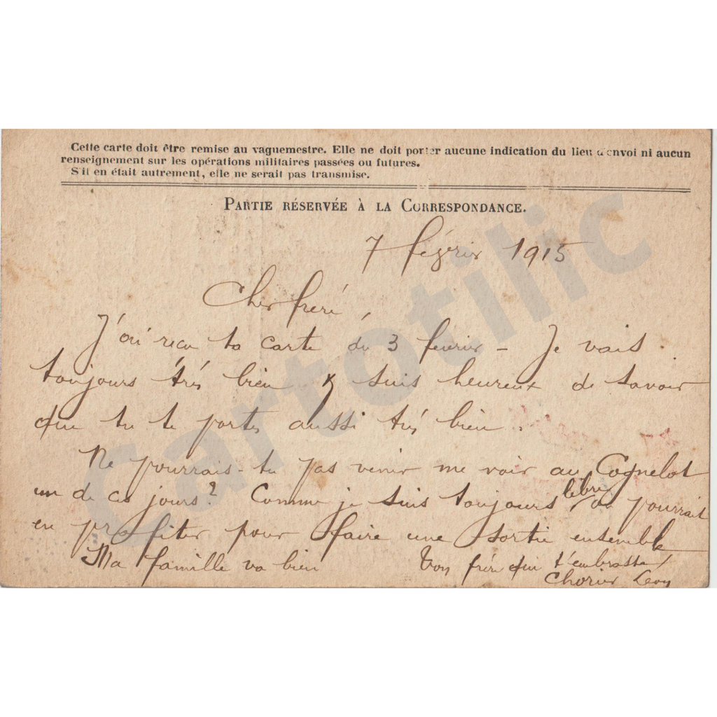 (52) - Poiseul - Correspondance