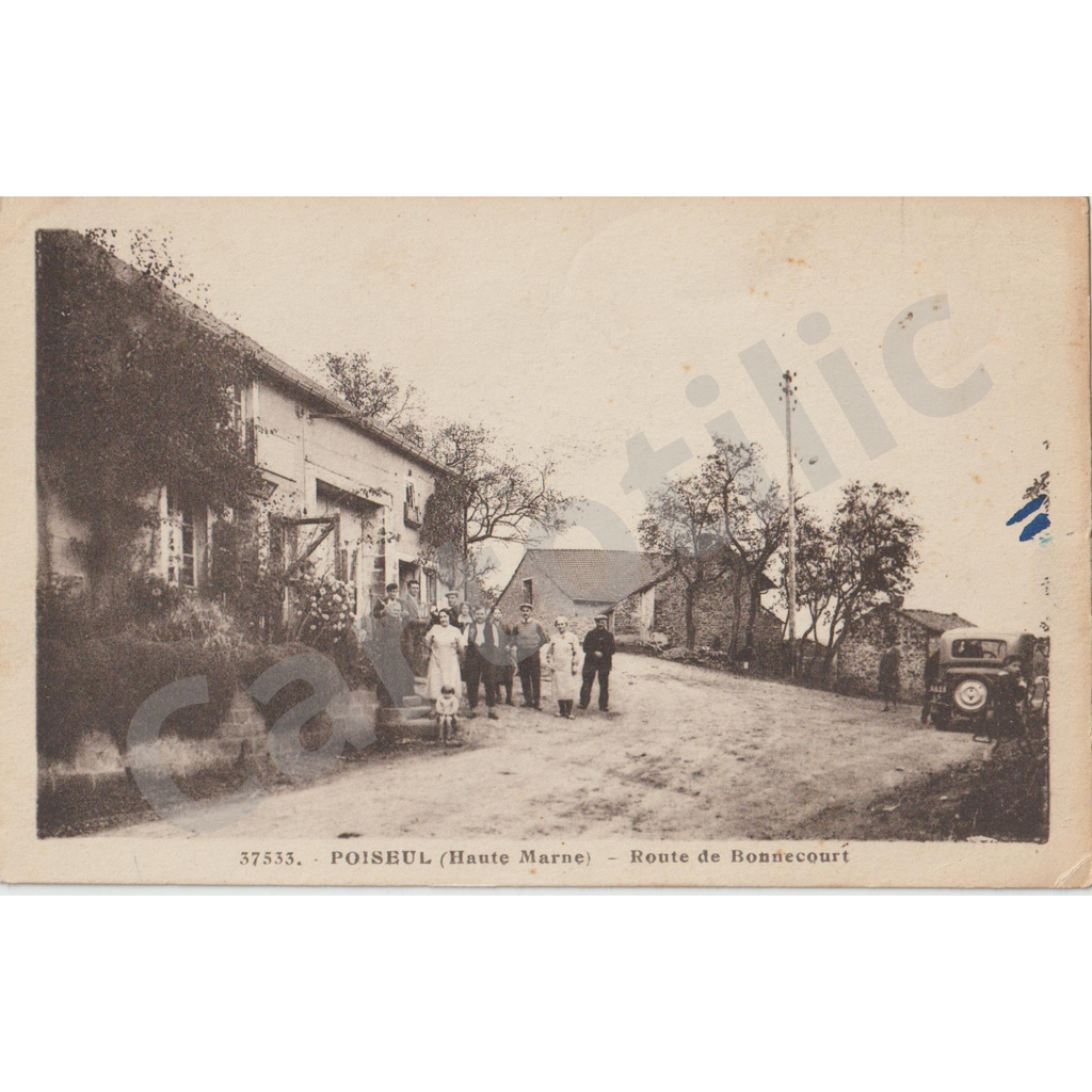 (52) - Poiseul - Route de Bonnecourt
