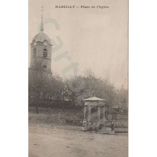 (52) - Marcilly en Bassigny - Place de l'Eglise