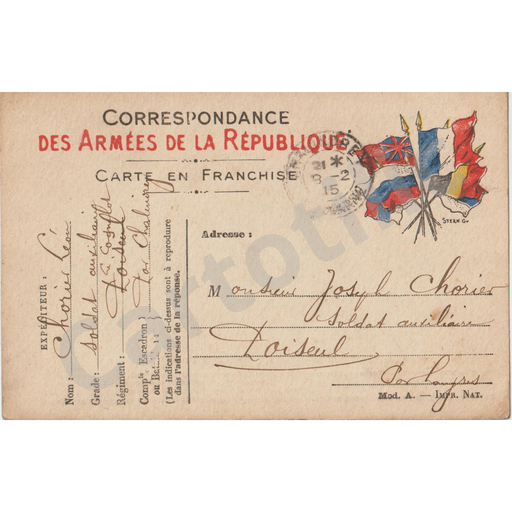 (52) - Poiseul - Correspondance